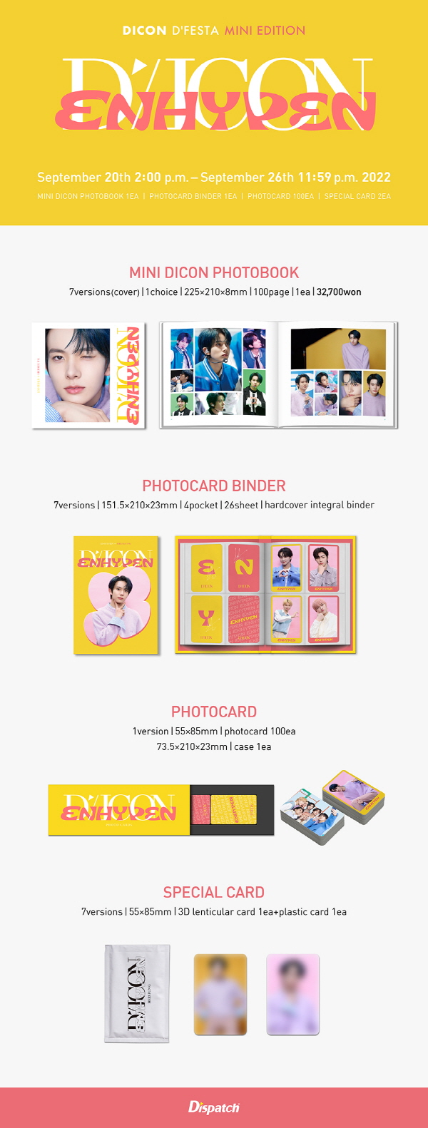 ktown4u.com : DICON D'FESTA MINI EDITION : ENHYPEN (HEESEUNG)